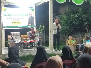 H Ikbal Sayuti Anggota DPRD Provinsi Riau melaksanakan kegiatan Reses di Kelurahan Harapan Tani (foto Istimewa)