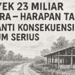 Kerugian Negara 670 Juta, Proyek 23 Miliar Sei Ara – Harapan Tani Menanti Konsekuensi Hukum Serius