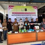 Kejaksaan Bersama Lapas Tembilahan Eksekusi Pemusnahan Barang Bukti Terlarang