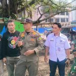 Dukung Penataan Pasar dan Wajah Kota, Satpol PP Inhil Tertibkan Kios di Kawasan Eks Air Mancur dan Pasar Tengah