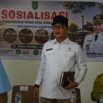 Wakil Ketua I DPRD Kabupaten Indragiri Hilir Hadiri Sosialisasi Pembangunan Pasar Desa Sungai Gantang
