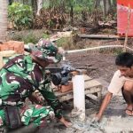 ​Kemanunggalan TNI dan Rakyat: Satgas TMMD Ke-130 Kodim 0314/Inhil Pacu Pembangunan Fasilitas Sanitasi di Keritang