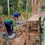 ​Kodim 0314/Inhil Kejar Target Pembangunan Fisik TMMD Ke-130 di Desa Kuala Lemang